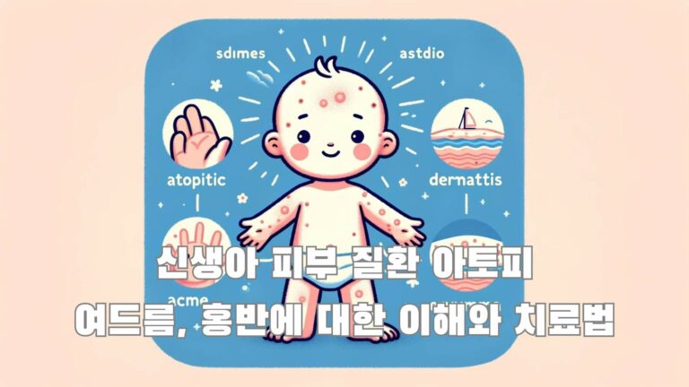 신생아 피부 질환, 아토피, 여드름, 홍반에 대한 이해와 치료법 대표 이미지